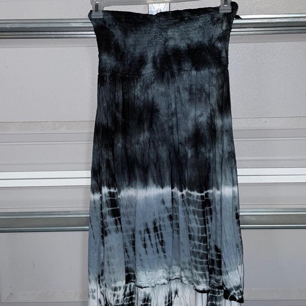 Strapless Tie dye Dress